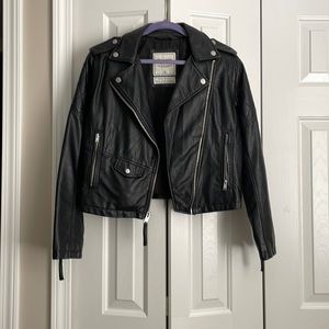 Vegan leather jacket